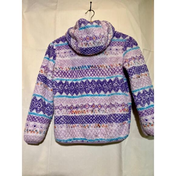 Eddie Bauer Girls Fleece Zip-up Sweatshirt Size Small (7/8). - Picture 2 of 7